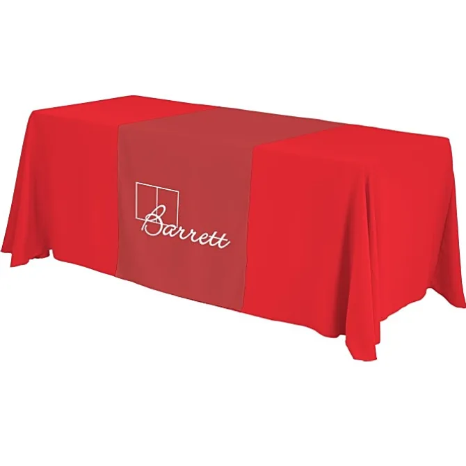 Serged 6-foot Closed-Back Table Throw and Runner Kit - 24 hr