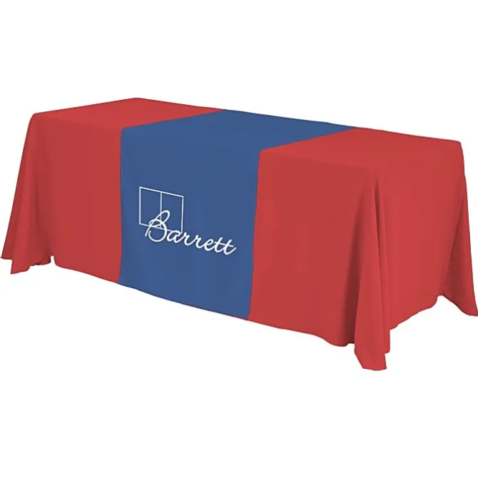 Serged 6-foot Closed-Back Table Throw and Runner Kit - 24 hr
