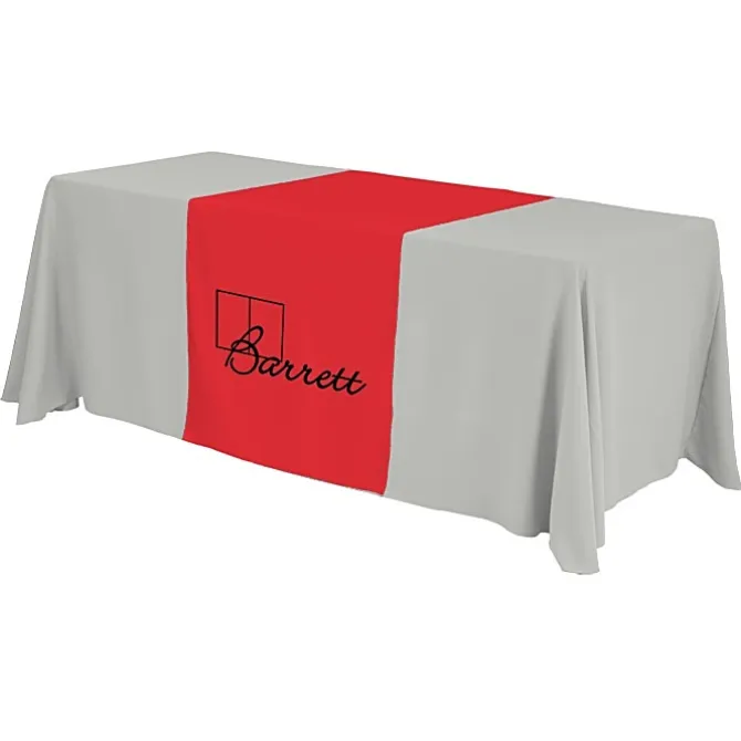 Serged 6-foot Closed-Back Table Throw and Runner Kit - 24 hr