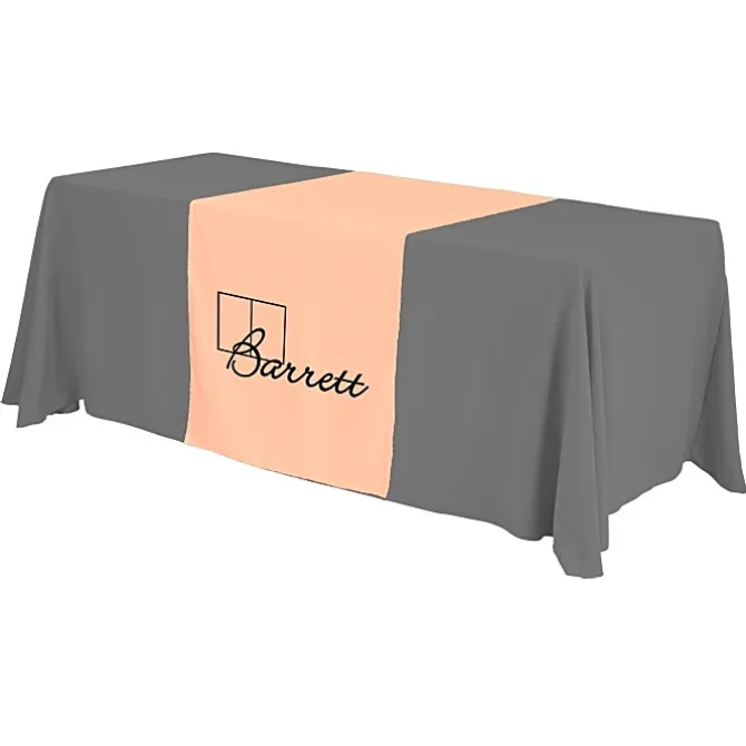 Serged 6-foot Closed-Back Table Throw and Runner Kit - 24 hr