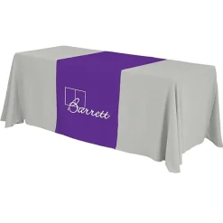 Serged 6-foot Closed-Back Table Throw and Runner Kit - 24 hr