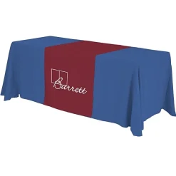 Serged 6-foot Closed-Back Table Throw and Runner Kit - 24 hr