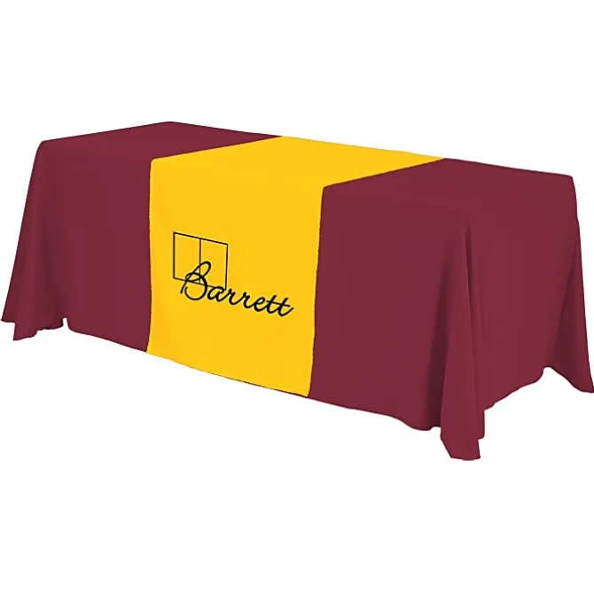 Serged 6-foot Closed-Back Table Throw and Runner Kit - 24 hr