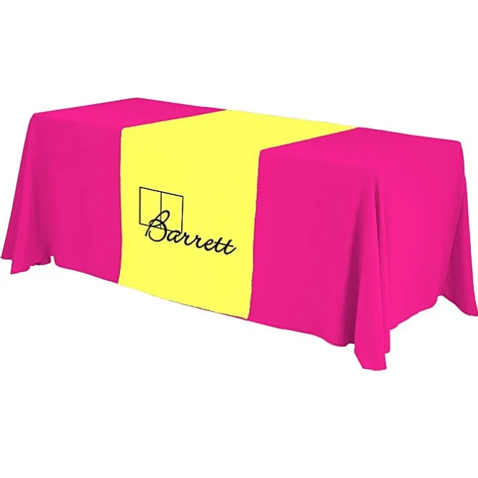 Serged 6-foot Closed-Back Table Throw and Runner Kit - 24 hr