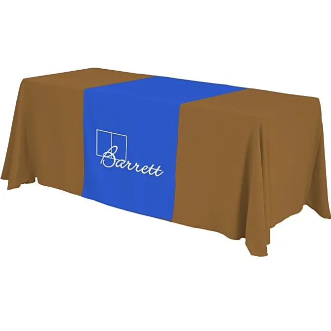 Serged 6-foot Closed-Back Table Throw and Runner Kit - 24 hr