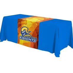 Serged 6-foot Closed-Back Table Throw and Runner Kit - Full Color