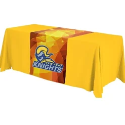Serged 6-foot Closed-Back Table Throw and Runner Kit - Full Color
