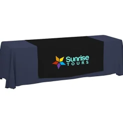 Serged 8-foot Closed-Back Table Throw and Runner Kit
