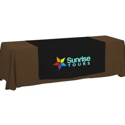 Serged 8-foot Closed-Back Table Throw and Runner Kit