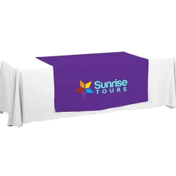 Serged 8-foot Closed-Back Table Throw and Runner Kit