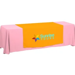 Serged 8-foot Closed-Back Table Throw and Runner Kit