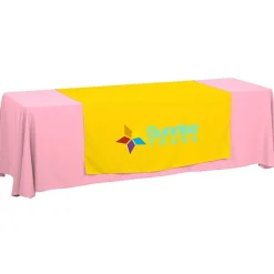 Serged 8-foot Closed-Back Table Throw and Runner Kit