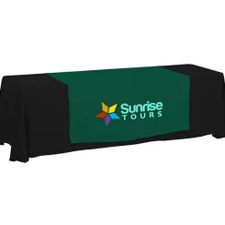 Serged 8-foot Closed-Back Table Throw and Runner Kit