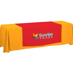 Serged 8-foot Closed-Back Table Throw and Runner Kit