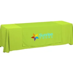 Serged 8-foot Closed-Back Table Throw and Runner Kit