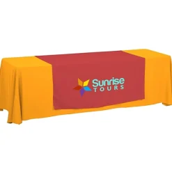 Serged 8-foot Closed-Back Table Throw and Runner Kit