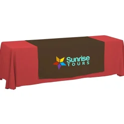 Serged 8-foot Closed-Back Table Throw and Runner Kit