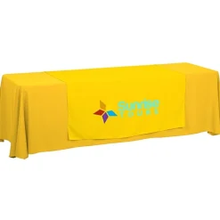 Serged 8-foot Closed-Back Table Throw and Runner Kit