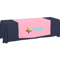 Serged 8-foot Closed-Back Table Throw and Runner Kit