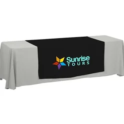 Serged 8-foot Closed-Back Table Throw and Runner Kit