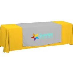 Serged 8-foot Closed-Back Table Throw and Runner Kit