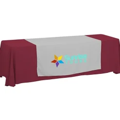 Serged 8-foot Closed-Back Table Throw and Runner Kit