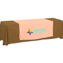 Serged 8-foot Closed-Back Table Throw and Runner Kit