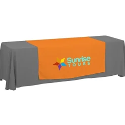 Serged 8-foot Closed-Back Table Throw and Runner Kit