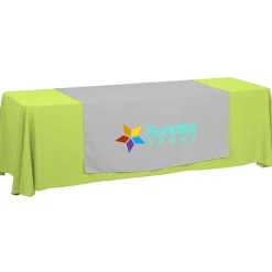 Serged 8-foot Closed-Back Table Throw and Runner Kit