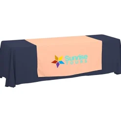 Serged 8-foot Closed-Back Table Throw and Runner Kit