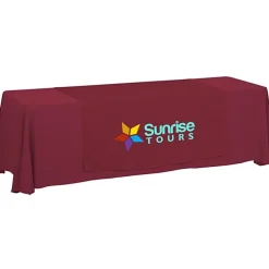 Serged 8-foot Closed-Back Table Throw and Runner Kit