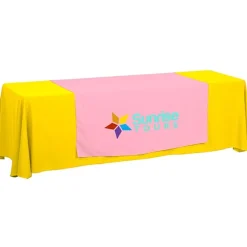 Serged 8-foot Closed-Back Table Throw and Runner Kit