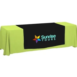 Serged 8-foot Closed-Back Table Throw and Runner Kit