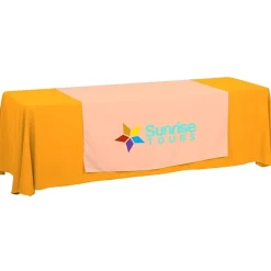 Serged 8-foot Closed-Back Table Throw and Runner Kit