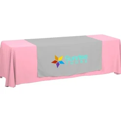 Serged 8-foot Closed-Back Table Throw and Runner Kit