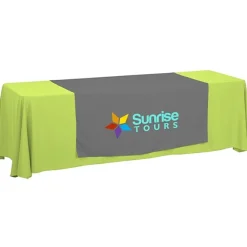 Serged 8-foot Closed-Back Table Throw and Runner Kit
