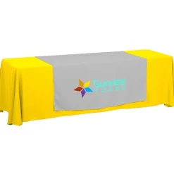 Serged 8-foot Closed-Back Table Throw and Runner Kit