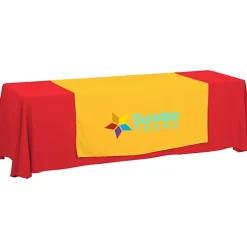 Serged 8-foot Closed-Back Table Throw and Runner Kit