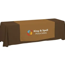 Serged 8-foot Closed-Back Table Throw and Runner Kit - 24 hr