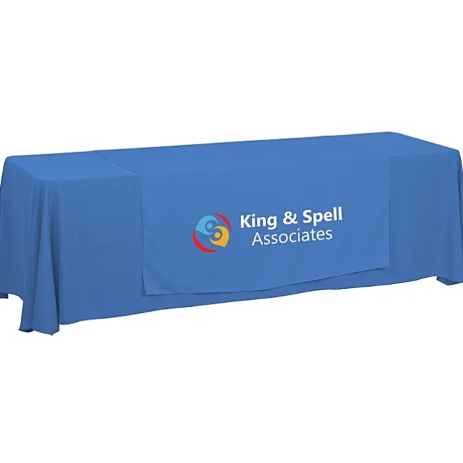 Serged 8-foot Closed-Back Table Throw and Runner Kit - 24 hr