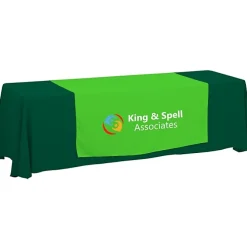 Serged 8-foot Closed-Back Table Throw and Runner Kit - 24 hr