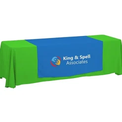 Serged 8-foot Closed-Back Table Throw and Runner Kit - 24 hr