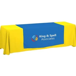 Serged 8-foot Closed-Back Table Throw and Runner Kit - 24 hr
