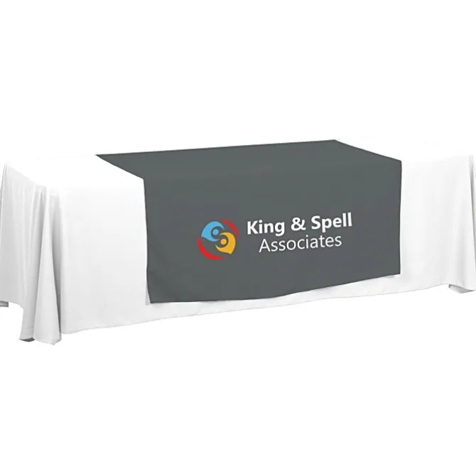 Serged 8-foot Closed-Back Table Throw and Runner Kit - 24 hr