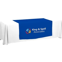 Serged 8-foot Closed-Back Table Throw and Runner Kit - 24 hr