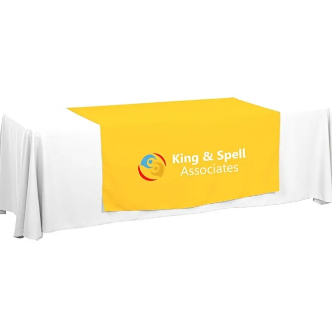 Serged 8-foot Closed-Back Table Throw and Runner Kit - 24 hr