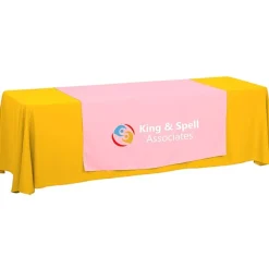 Serged 8-foot Closed-Back Table Throw and Runner Kit - 24 hr