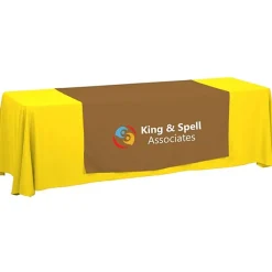 Serged 8-foot Closed-Back Table Throw and Runner Kit - 24 hr