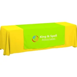 Serged 8-foot Closed-Back Table Throw and Runner Kit - 24 hr