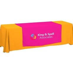 Serged 8-foot Closed-Back Table Throw and Runner Kit - 24 hr